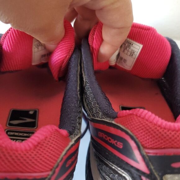 Brooks Womens Ghost 6 DNA Gray/Pink Athletic Active Running Sneakers Size 7 - Picture 11 of 15